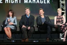 Hugh Laurie & Tom Hiddleston - AMC 'The Night Manager' Panel at the Winter TCA Tour