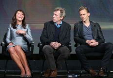 Hugh Laurie & Tom Hiddleston - AMC 'The Night Manager' Panel at the Winter TCA Tour