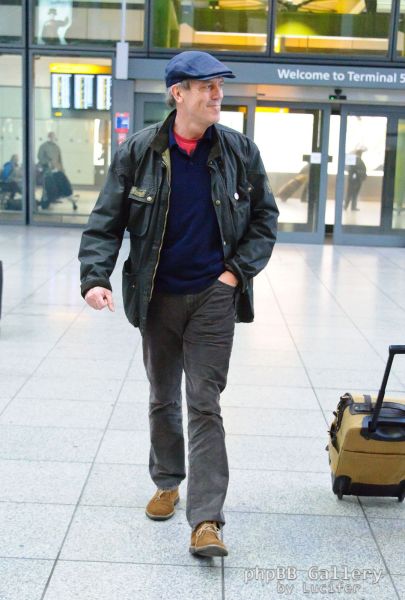 Hugh Laurie - London Heathrow Airport, January 19th