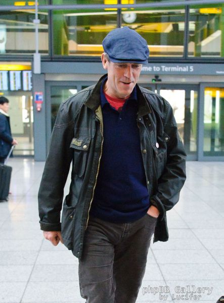Hugh Laurie - London Heathrow Airport, January 19th