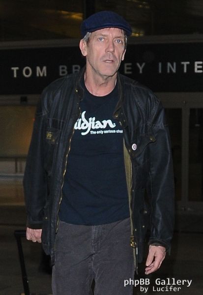 Hugh Laurie arrives at LAX - January 2016