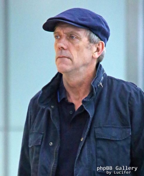 Hugh Laurie - Heathrow Airport - February 2016