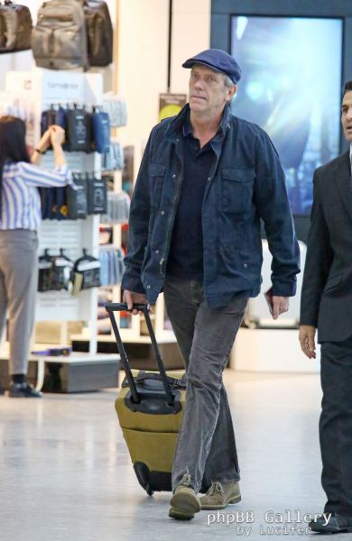 Hugh Laurie - Heathrow Airport - February 2016