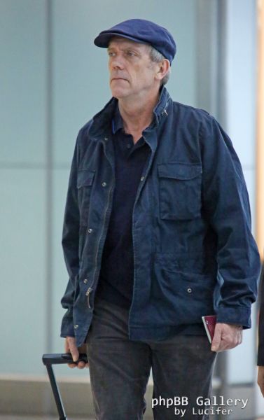 Hugh Laurie - Heathrow Airport - February 2016