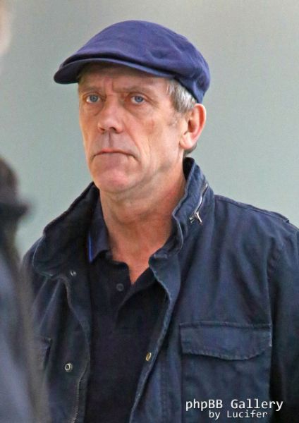 Hugh Laurie - Heathrow Airport - February 2016