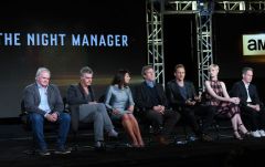 Hugh Laurie & Tom Hiddleston - AMC 'The Night Manager' Panel at the Winter TCA Tour