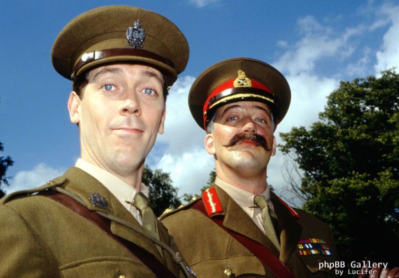 Hugh Laurie - Blackadder promotional photo