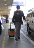 Hugh Laurie - arrives at LAX Oct 2016