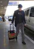 Hugh Laurie - arrives at LAX Oct 2016