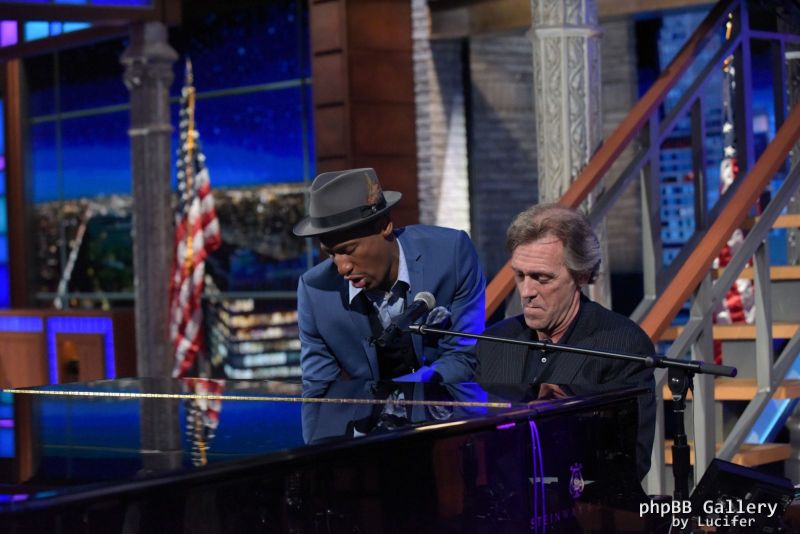 Hugh Laurie - The Late Show with Stephen Colbert Oct 2016