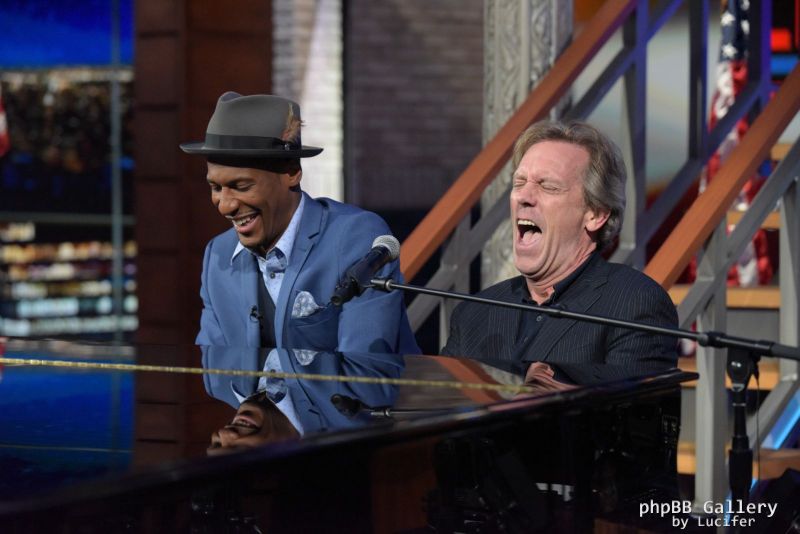 Hugh Laurie - The Late Show with Stephen Colbert Oct 2016