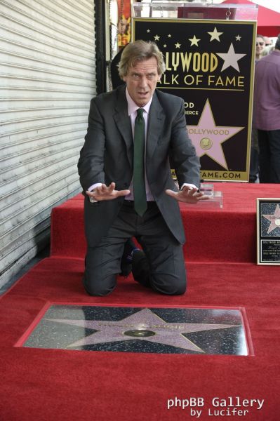 Hugh Laurie honored with star on the Walk of Fame