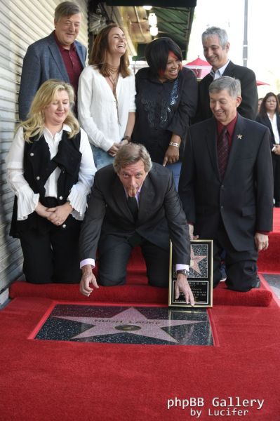 Hugh Laurie honored with star on the Walk of Fame
