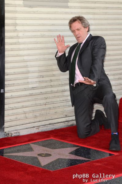 Hugh Laurie honored with star on the Walk of Fame