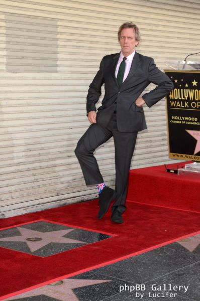 Hugh Laurie honored with star on the Walk of Fame