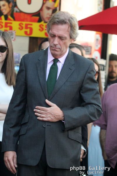 Hugh Laurie honored with star on the Walk of Fame