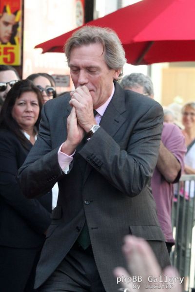 Hugh Laurie honored with star on the Walk of Fame