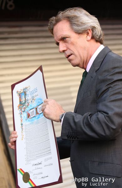 Hugh Laurie honored with star on the Walk of Fame