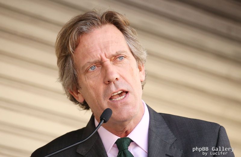 Hugh Laurie honored with star on the Walk of Fame
