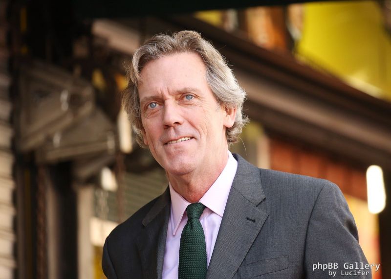 Hugh Laurie honored with star on the Walk of Fame