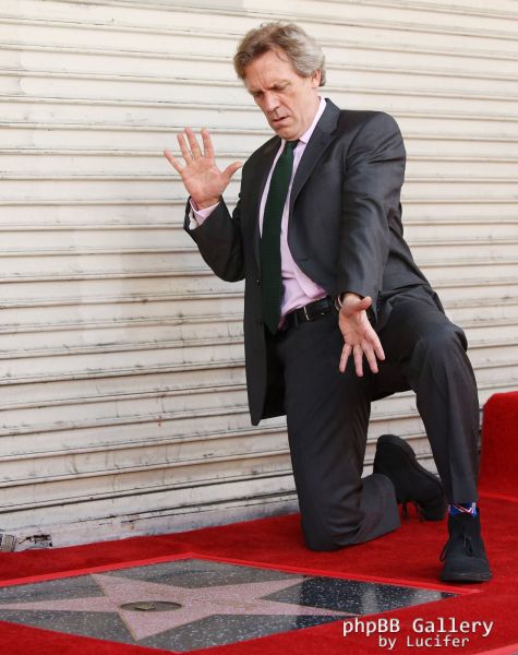 Hugh Laurie honored with star on the Walk of Fame