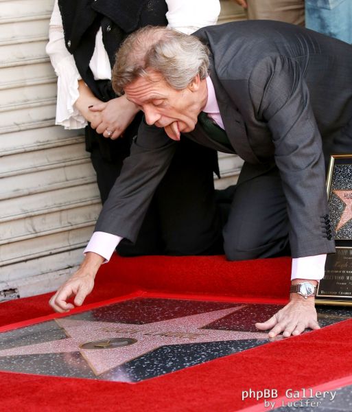 Hugh Laurie honored with star on the Walk of Fame