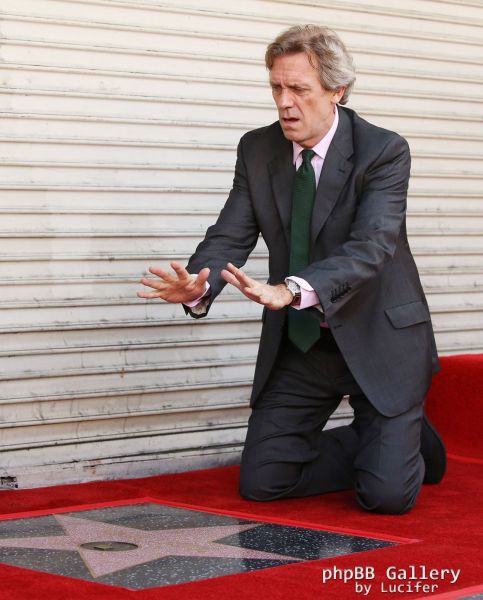 Hugh Laurie honored with star on the Walk of Fame