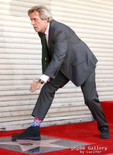 Hugh Laurie honored with star on the Walk of Fame