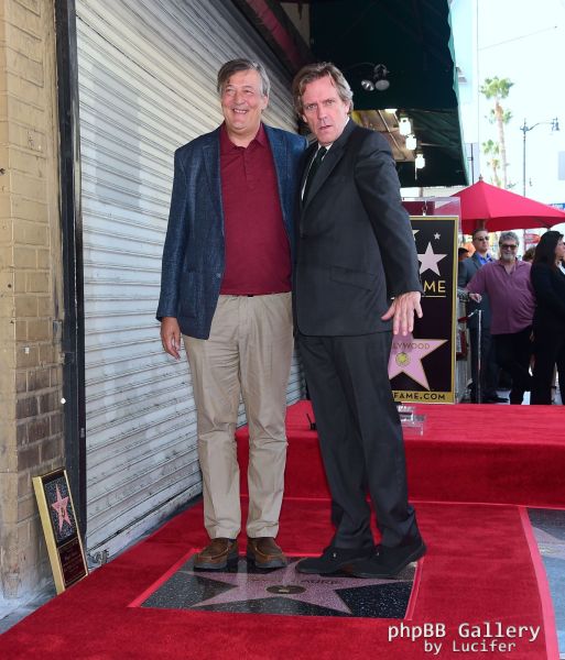 Hugh Laurie honored with star on the Walk of Fame
