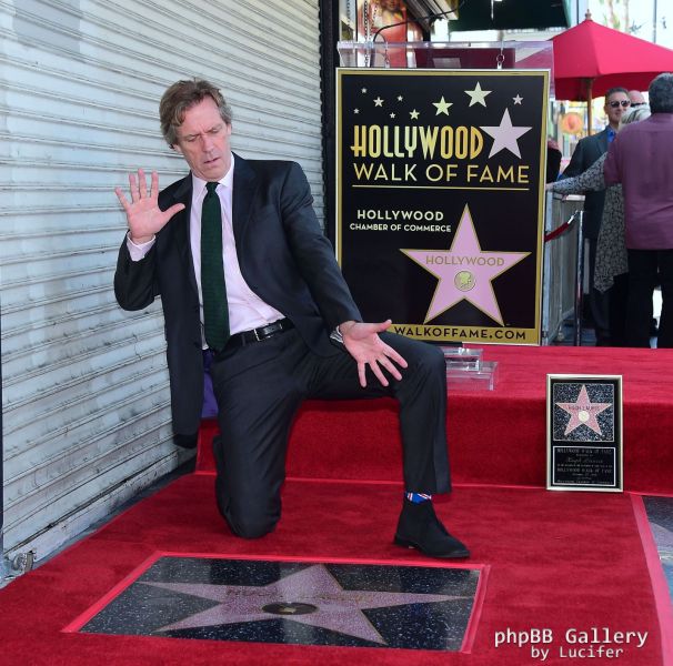 Hugh Laurie honored with star on the Walk of Fame