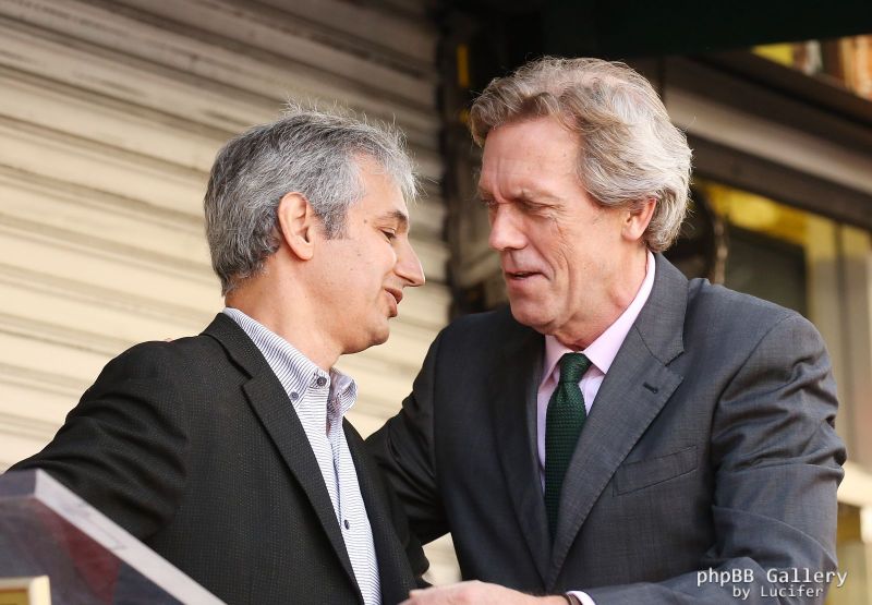 Hugh Laurie honored with star on the Walk of Fame