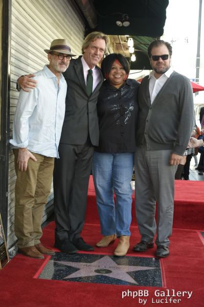 Hugh Laurie honored with star on the Walk of Fame