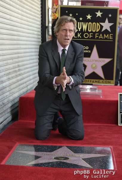 Hugh Laurie honored with star on the Walk of Fame