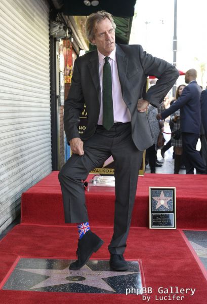 Hugh Laurie honored with star on the Walk of Fame