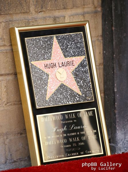 Hugh Laurie honored with star on the Walk of Fame