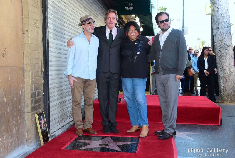 Hugh Laurie honored with star on the Walk of Fame