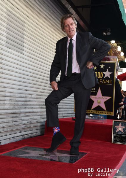Hugh Laurie honored with star on the Walk of Fame
