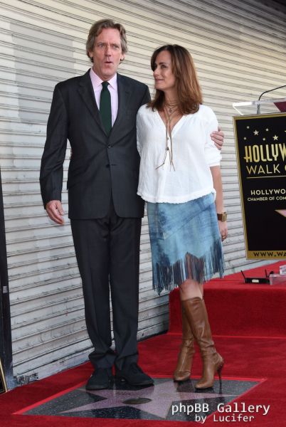Hugh Laurie honored with star on the Walk of Fame