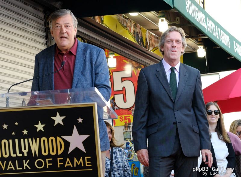 Hugh Laurie honored with star on the Walk of Fame