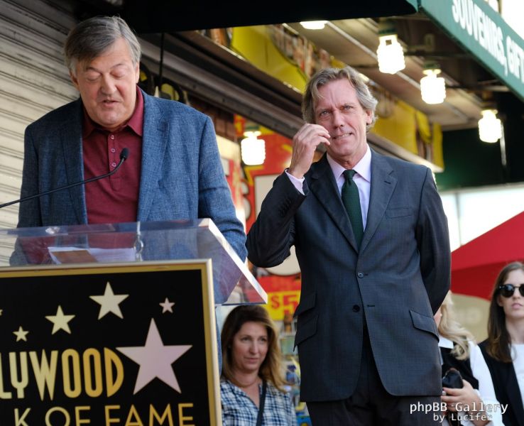 Hugh Laurie honored with star on the Walk of Fame