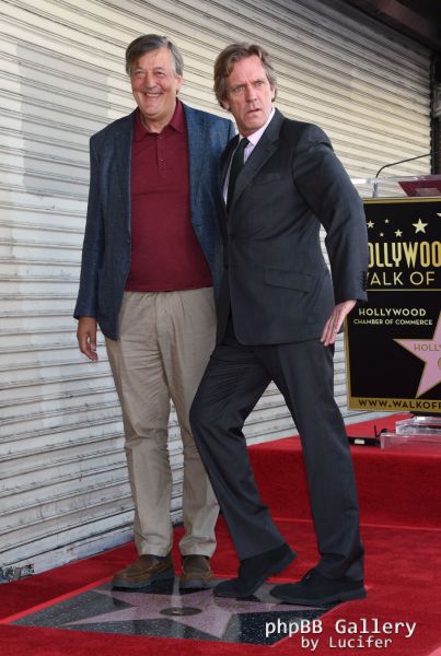 Hugh Laurie honored with star on the Walk of Fame