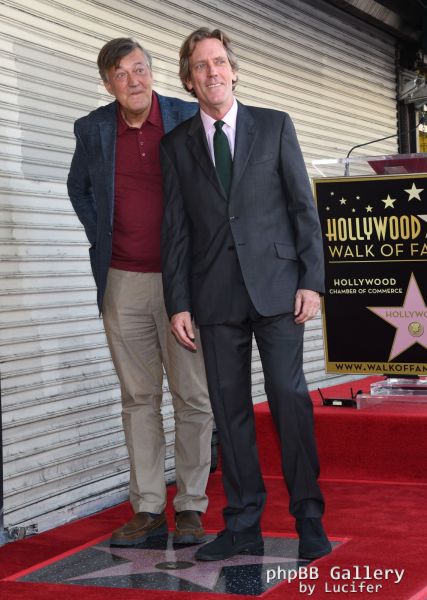 Hugh Laurie honored with star on the Walk of Fame