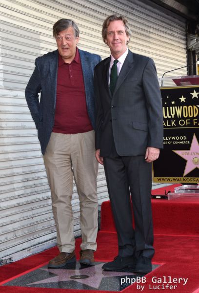 Hugh Laurie honored with star on the Walk of Fame
