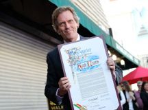 Hugh Laurie honored with star on the Walk of Fame