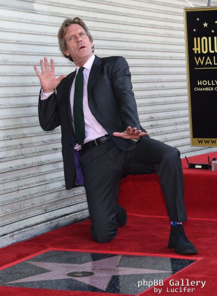 Hugh Laurie honored with star on the Walk of Fame