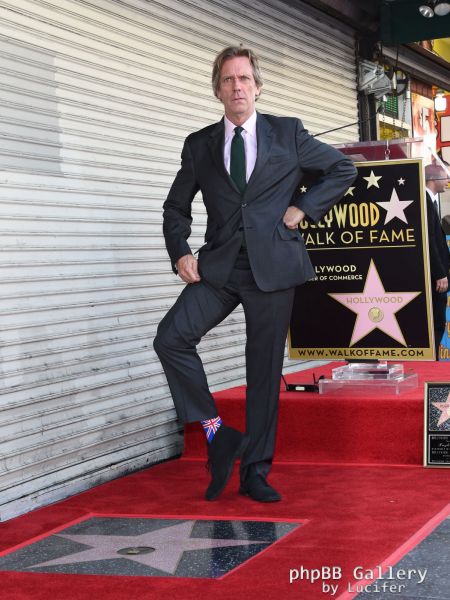 Hugh Laurie honored with star on the Walk of Fame