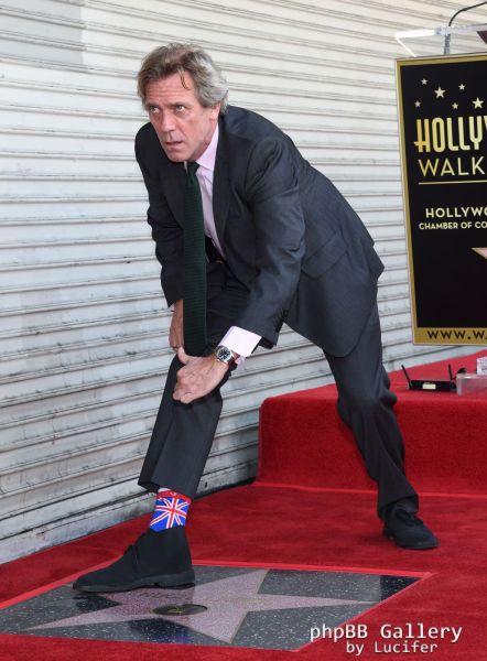 Hugh Laurie honored with star on the Walk of Fame