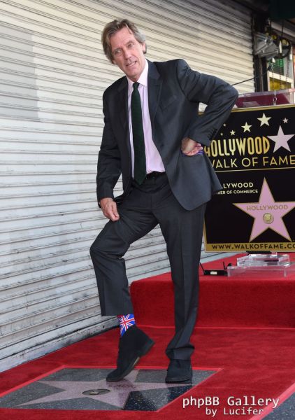 Hugh Laurie honored with star on the Walk of Fame