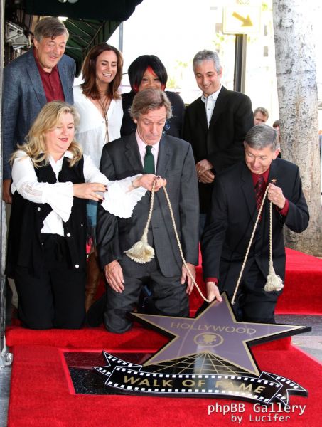 Hugh Laurie honored with star on the Walk of Fame