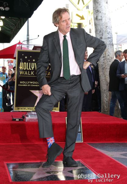 Hugh Laurie honored with star on the Walk of Fame